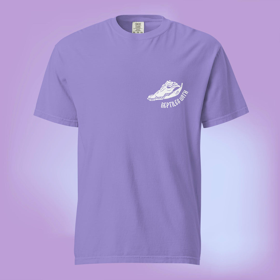 Reptiles With Croc Skull t-shirt