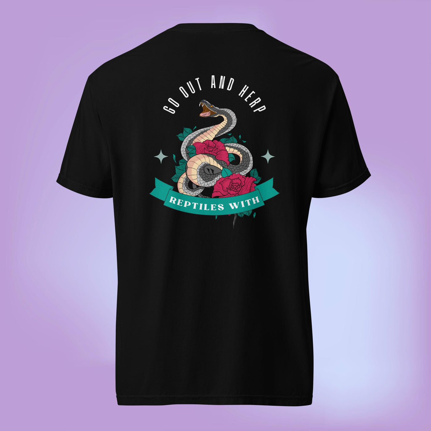 GO OUT AND HERP Reptiles With t-shirt