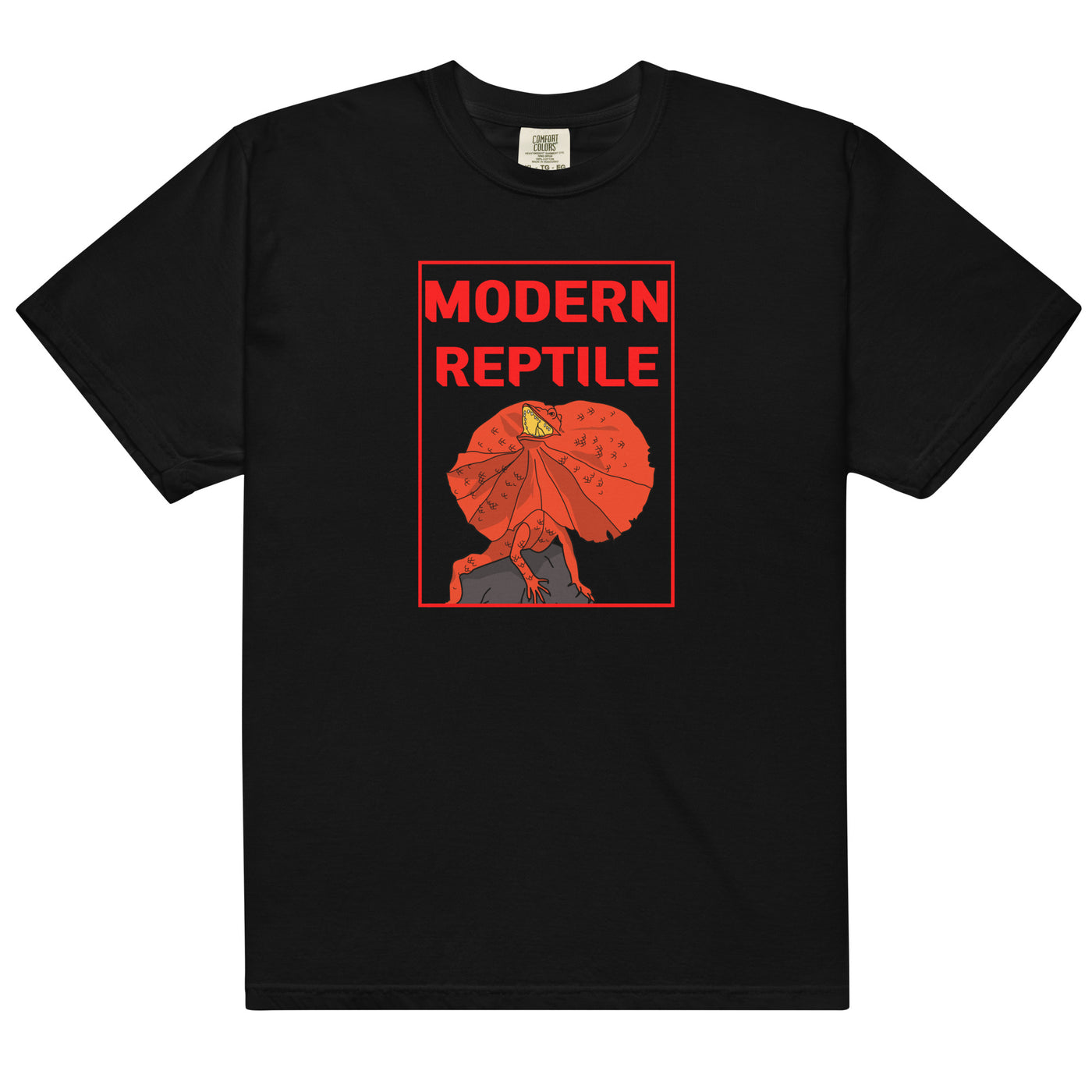 Frilled Lizard - Modern Reptile t-shirt